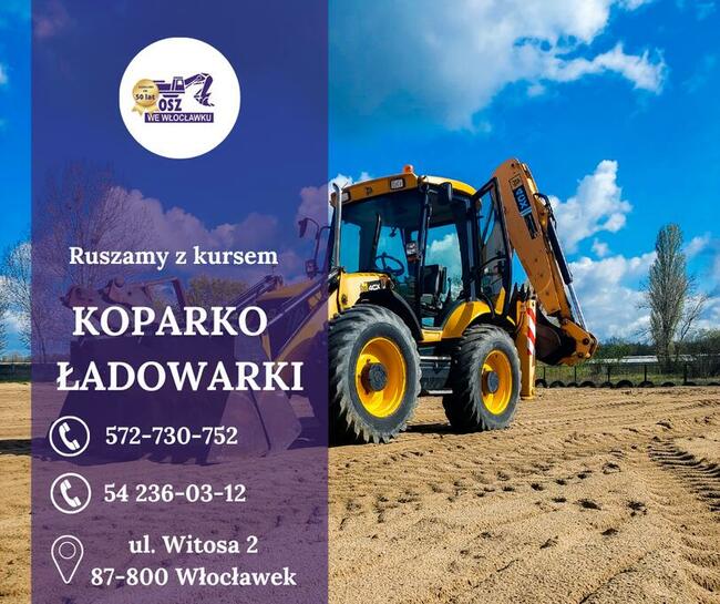 Kurs na koparko-ładowarki, koparki jednonaczyniowe