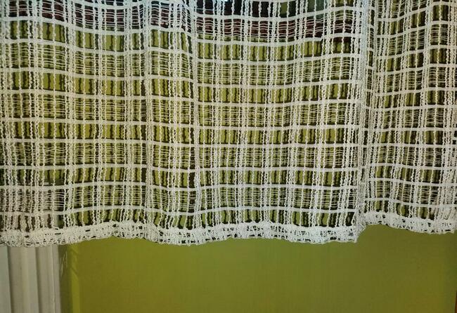 Firanka Kremowa (kość słoniowa)180 x 280-stan bardzo dobry !