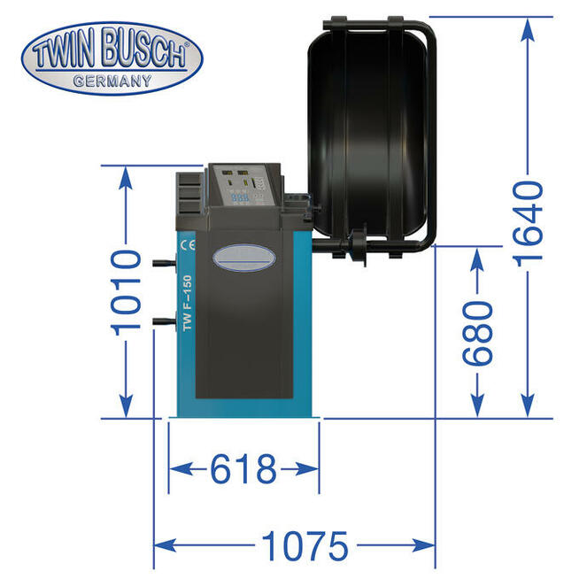 Wyważarka do kół TW F-150 Twin Busch Germany
