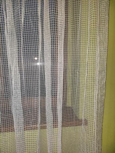 Firanka biała marszczona 245 x 170