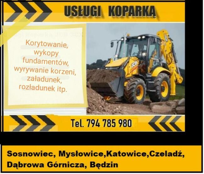usługi koparką Sosnowiec wynajem koparki Sosnowiec