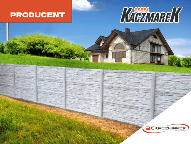 Nowoczesne Ogrodzenia Betonowe |Montaż|TRANSPORT|Producent
