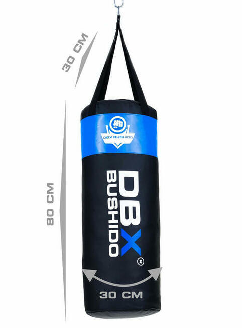 80 cm / 15 kg - Profesjonalny worek bokserski dla dzieci i m
