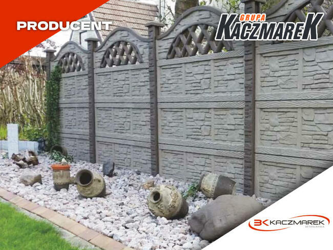 Nowoczesne Ogrodzenia Betonowe |Montaż|TRANSPORT|Producent