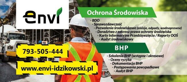 Usługi z zakresu Ochrony Środowiska i BHP
