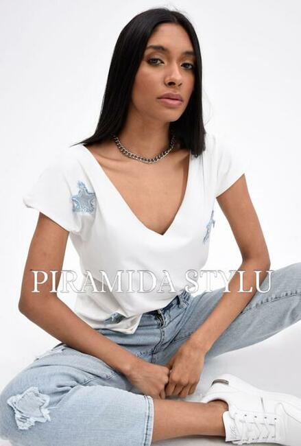 Bluza oversize naszywane gwiazdki The Fancy PROMOCJA!!!