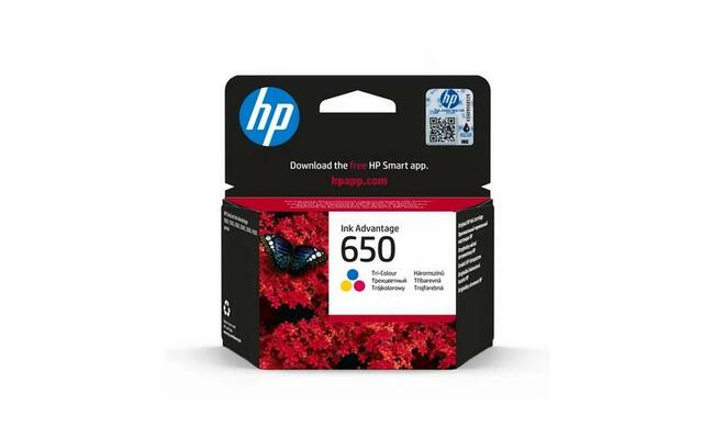 Tusz HP 650 Ink Advantage - kolory