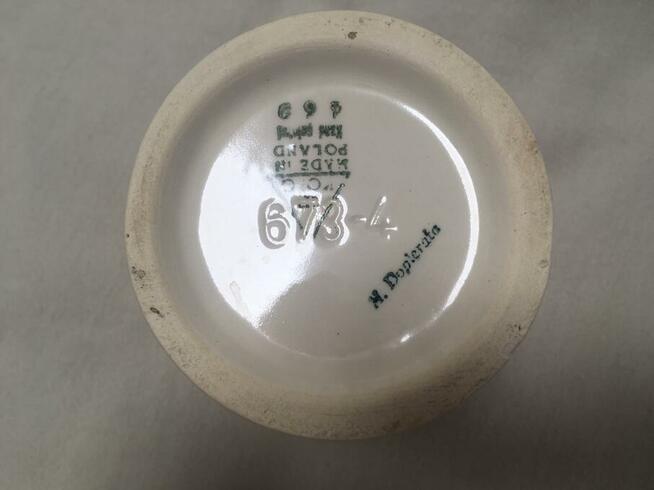PRL Amfora Fajans Koło 673 - 4 z nazwiskiem