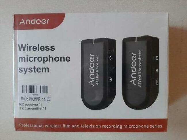 Zestaw mikrofonów bezprzewodowych Andoer Wireless Microphone