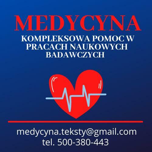 Analizy statystyczne, części badawcze MEDYCYNA