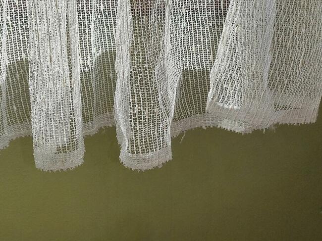 Firanka Kremowa (kość słoniowa)157 x 200-stan bardzo dobry !