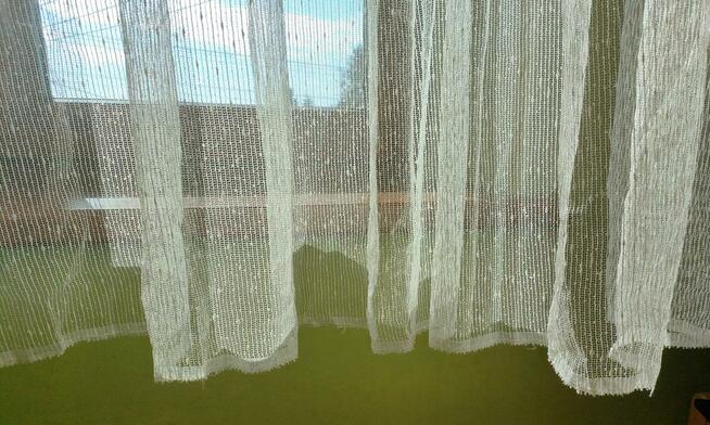 Firanka Kremowa (kość słoniowa)157 x 200-stan bardzo dobry !