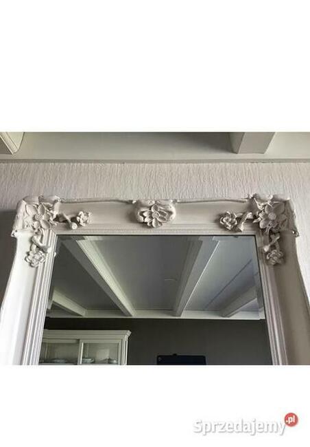 Stylowe lustro drewniana rama 78x108 Retro Vintage Glamour