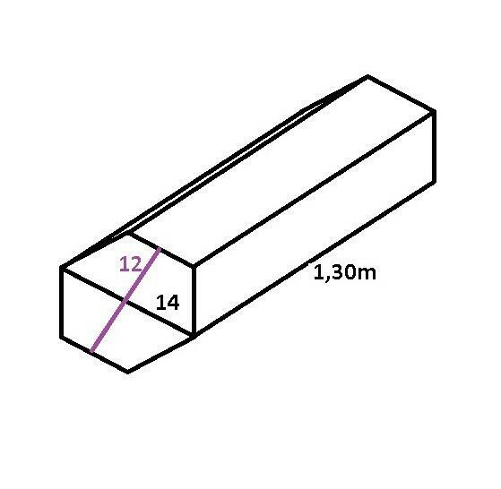 Wałek sześciokątny Dębowy