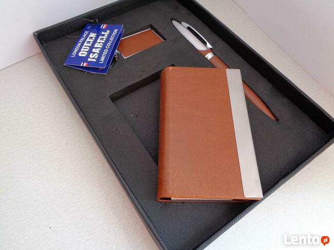 Upominek - wizytownik + długopis + brelok