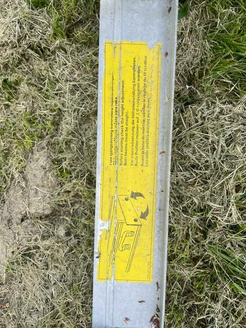 Listwa łata dwuprofilowa do betonu aluminiowa 6.2m x 0.4m