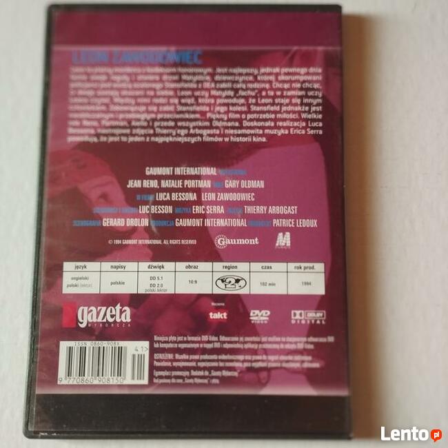Film - Leon zawodowiec. Płyta DVD.