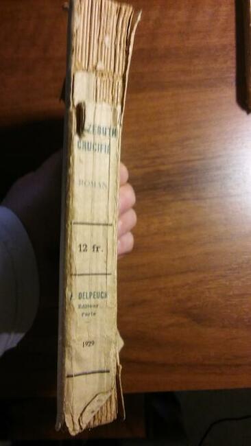 Zabytkowa książka - A. René Brouillhet - Belzébuth crucifié