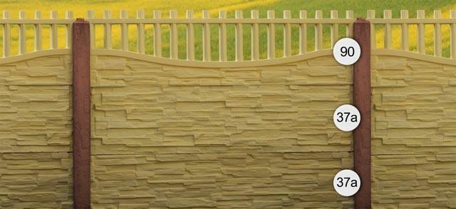 Ogrodzenie betonowe płyty betonowe płyty ogrodzeniowe płot