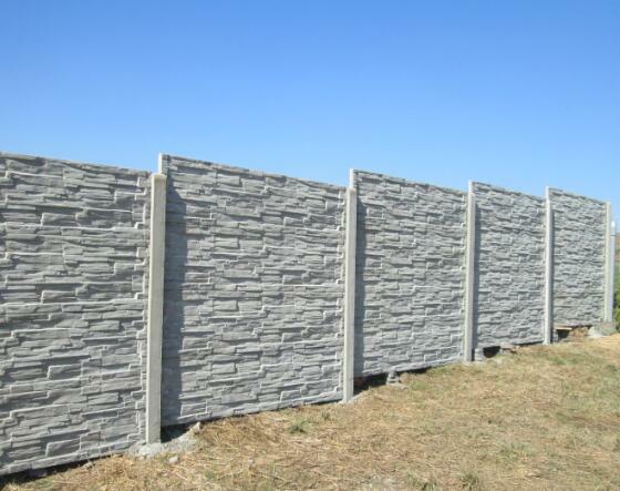 Ogrodzenie betonowe płyty betonowe płyty ogrodzeniowe płot