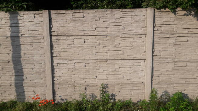 Ogrodzenie betonowe płyty betonowe płyty ogrodzeniowe płot