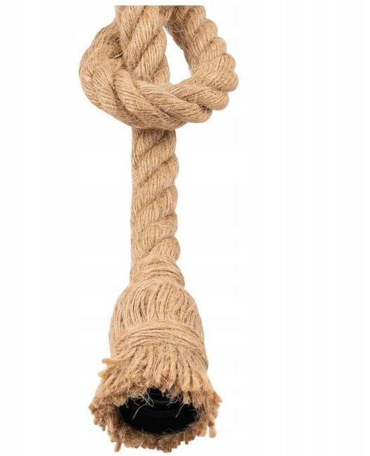 Lampa wisząca na Sznurze LINA Sznur jutowy LOFT E27