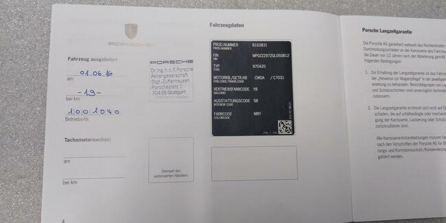 Porsche Panamera 4S Ideał, faktura 23% VAT