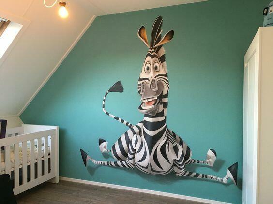 Artystyczne malowanie ścian za pomocą profesjonalnej drukark