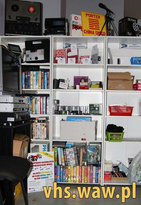 Przegrywanie kaset wideo, VHS mini DV i inne - cała Polska