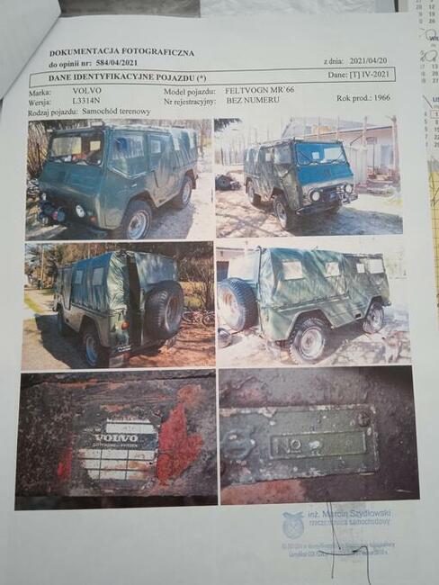 Sprzedam zabytkowe VOLVO Laplander L3314N FELTVOGN z 1966 ro