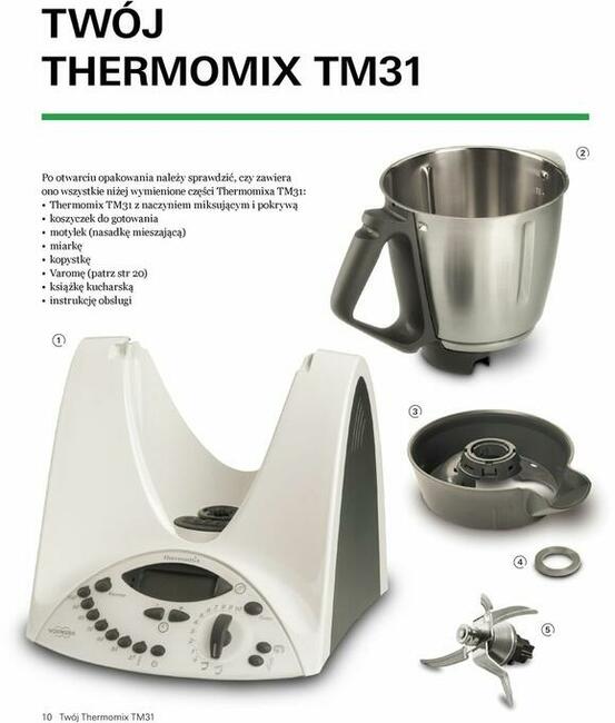 Thermomix TM31 Akcesoria i części serwisowe