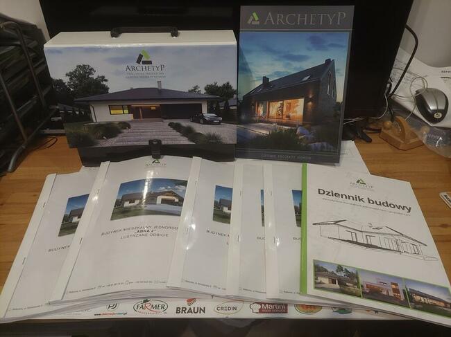 projekt domu Abra 2 lustrzane odbicie Nowy Oryginalny