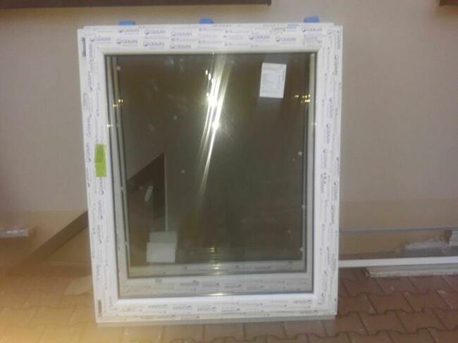 Okno Pcv białe , 1200 x 1400 RU z dowozem.