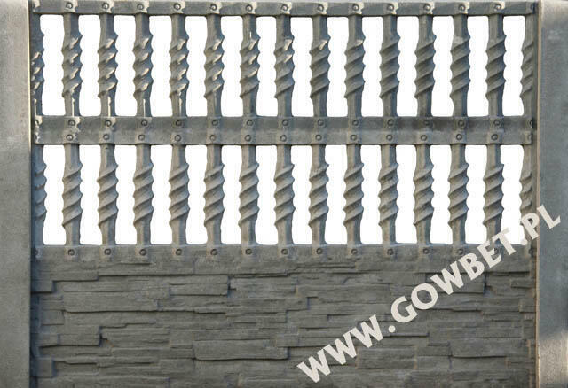 Ogrodzenie betonowe płyty betonowe płyty ogrodzeniowe płot