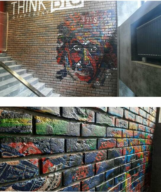 Artystyczne malowanie ścian za pomocą profesjonalnej drukark