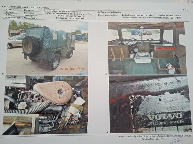 Sprzedam zabytkowe VOLVO Laplander L3314N FELTVOGN z 1966 ro