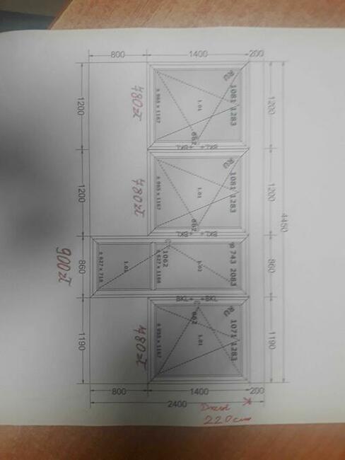 Okno Pcv białe , 1200 x 1400 RU z dowozem.
