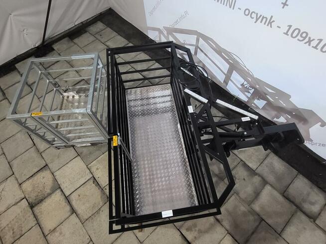 Kosz narzędziowy MINI z mocowaniem Euroramka + widły - ocynk