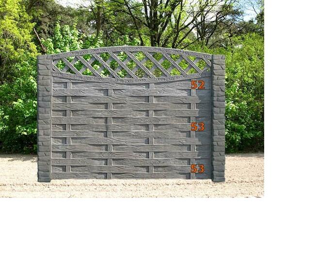 Ogrodzenie betonowe płyty betonowe płyty ogrodzeniowe płot