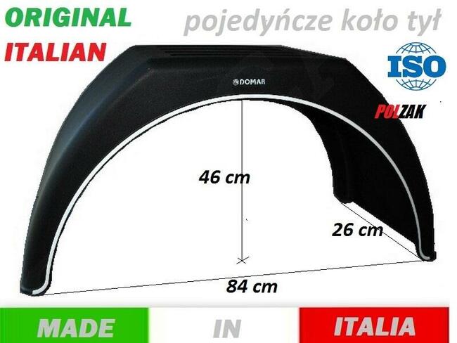 Błotnik tył nadkole Crafter Ducato Master Sprinter Transit