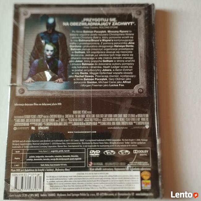 Film - Mroczny rycerz.Płyta DVD.Nowy - w folii.