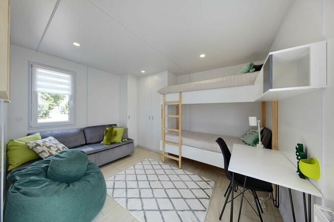 Domek mobilny 48 m2 holenderski, wyposażony, całoroczny