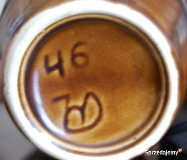 Okazja. Stary mały wazon Bolesławiec. Ceramika Bolesławiec.