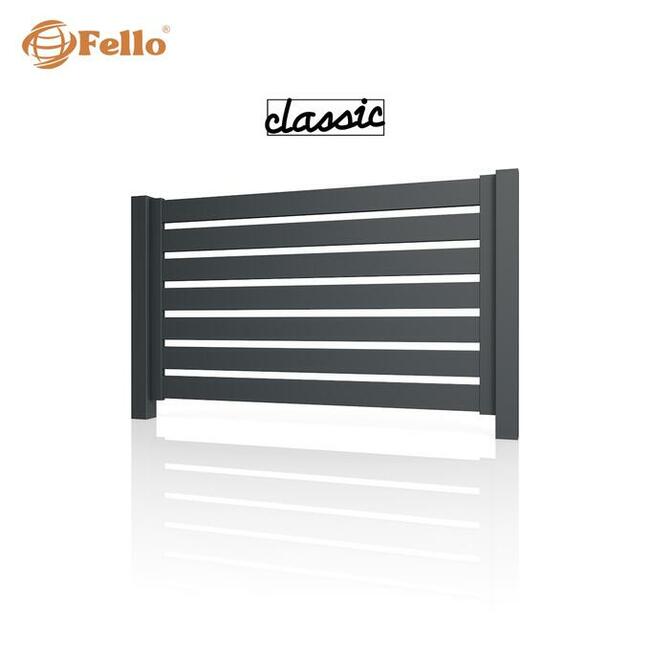 Ogrodzenie płot przęsło aluminium RAL na wymiar panel