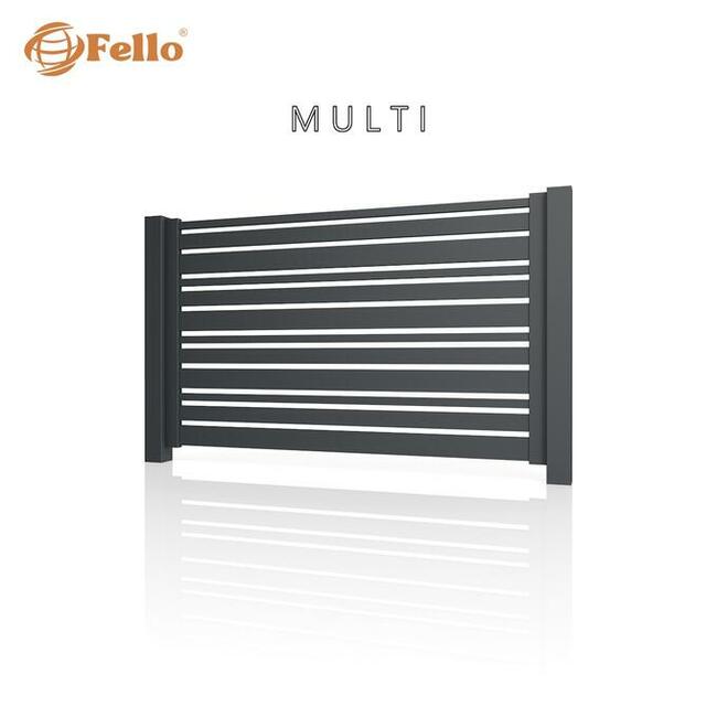 Ogrodzenie płot przęsło aluminium RAL na wymiar panel