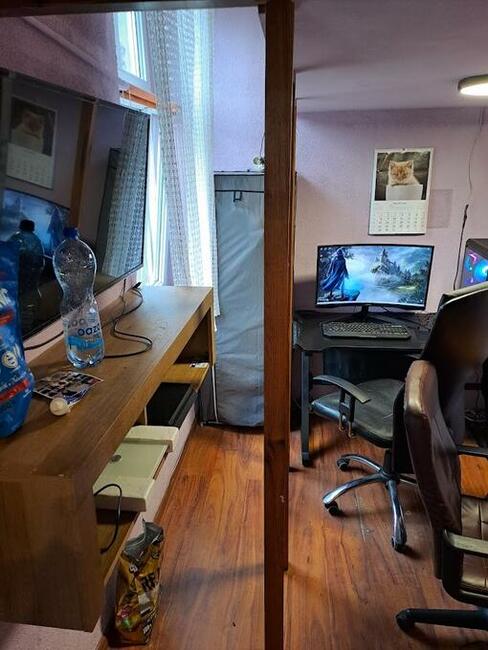 Zamienie mieszkanie na większe trzypokojowe z kuchnią.