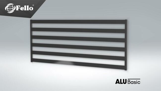 Ogrodzenie płot przęsło aluminium RAL na wymiar panel