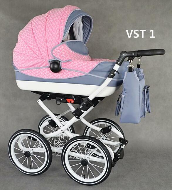 Nowy Wózek Dziecięcy 3w1 Retro Wózki Dziecięce Viko