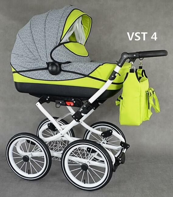 Nowy Wózek Dziecięcy 3w1 Retro Wózki Dziecięce Viko