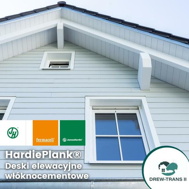 Deska elewacyjna HardiePlank włóknocement drewnopodobna